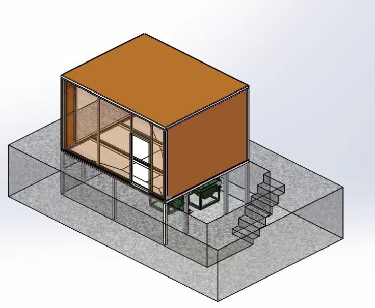 液體濕式噴砂房，水噴砂房