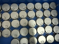 寧波 昆山某客戶定制的不銹鋼壓力表殼自動噴砂機(jī)設(shè)備